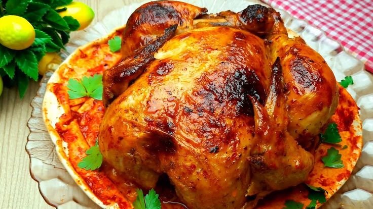 وصفات دجاج مشوي بالثوم والزيتون بطعم رائع